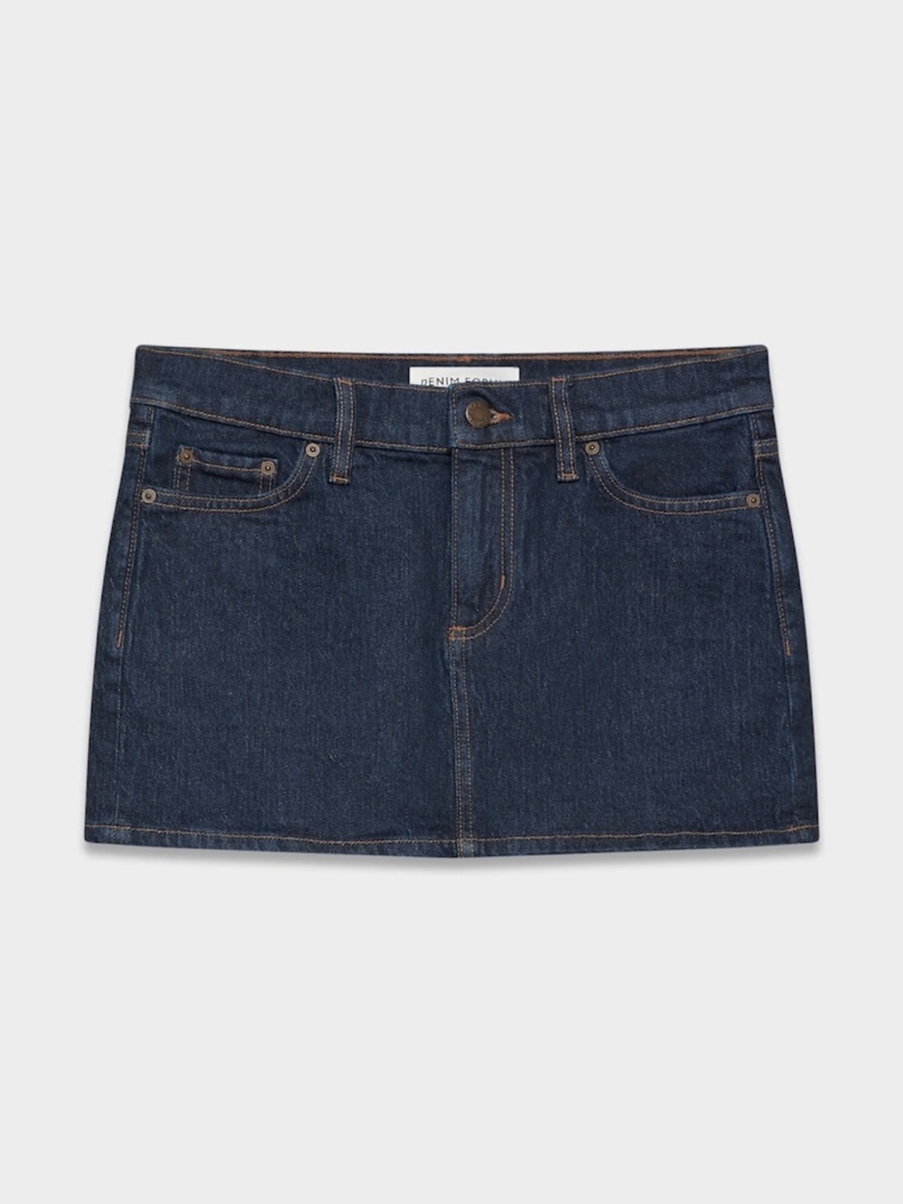 Aritzia Dark Indigo Denim Mini Skirt